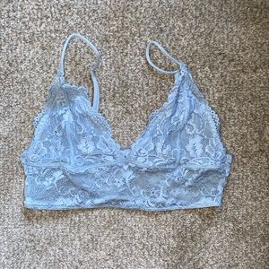 Me to We blue lace bralette